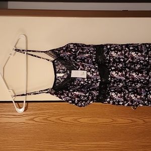 Beautifully multicolored soft new sleep dress by Cacique with adjustable straps